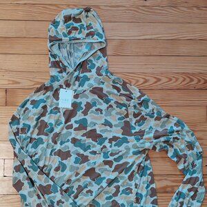 Free Fly Bamboo Lightweight Sun Hoodie - Vintage Camo - Men's Large